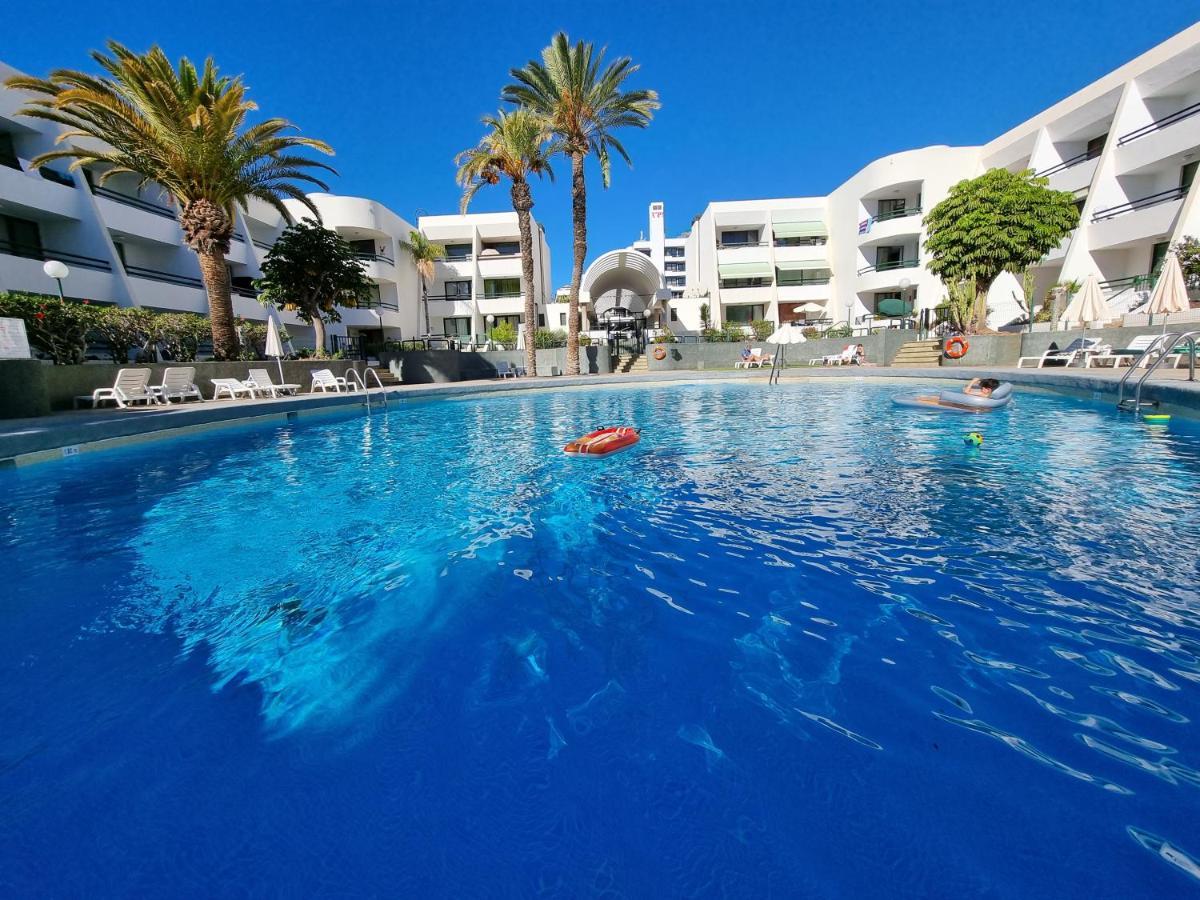 Apartment Casa Palmera Only 150 Meters To The Beach, Heated Pool, Wifi, Sat-Tv, Balcony With Poolview Arona  Eksteriør bilde