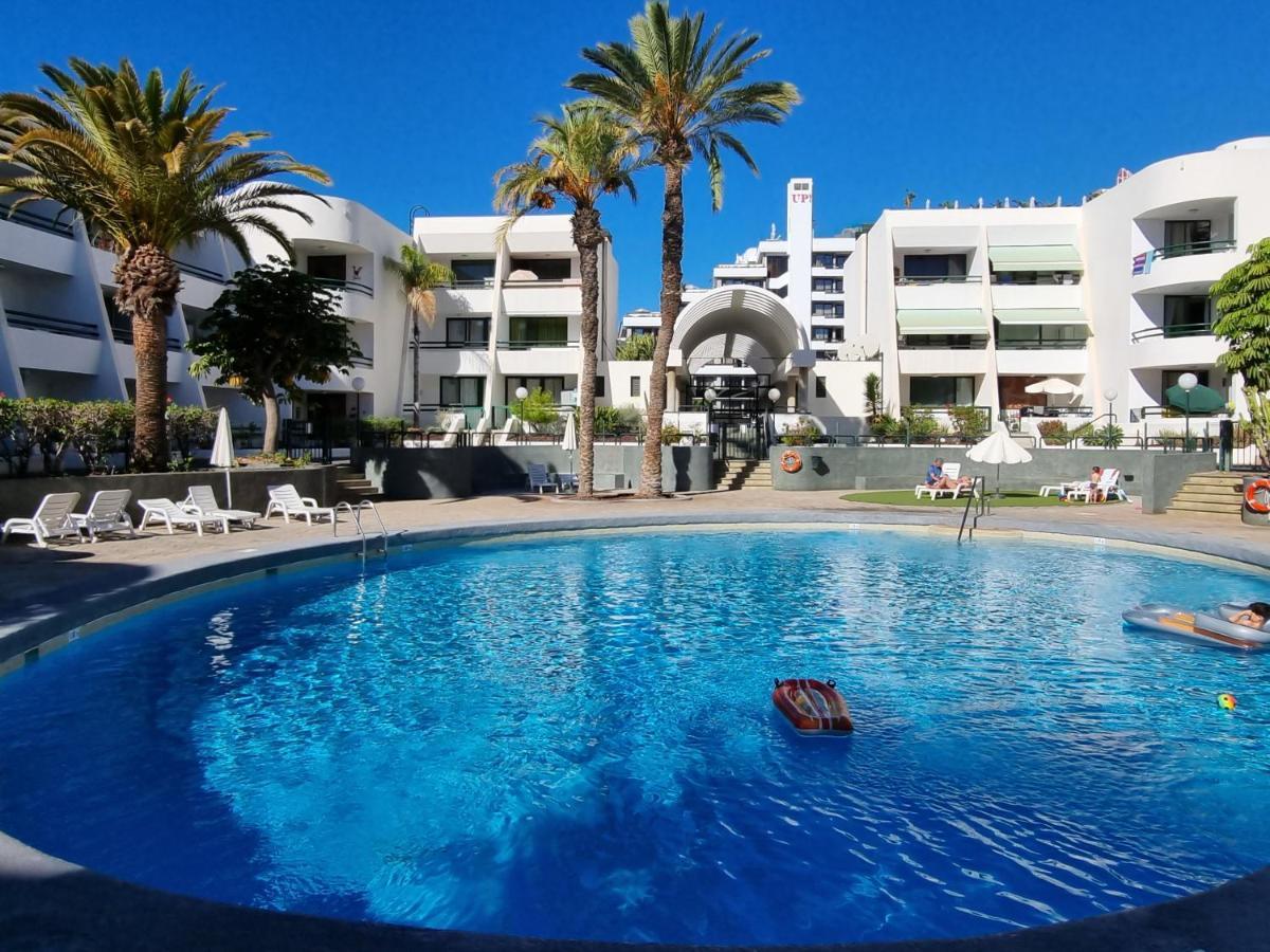Apartment Casa Palmera Only 150 Meters To The Beach, Heated Pool, Wifi, Sat-Tv, Balcony With Poolview Arona  Eksteriør bilde